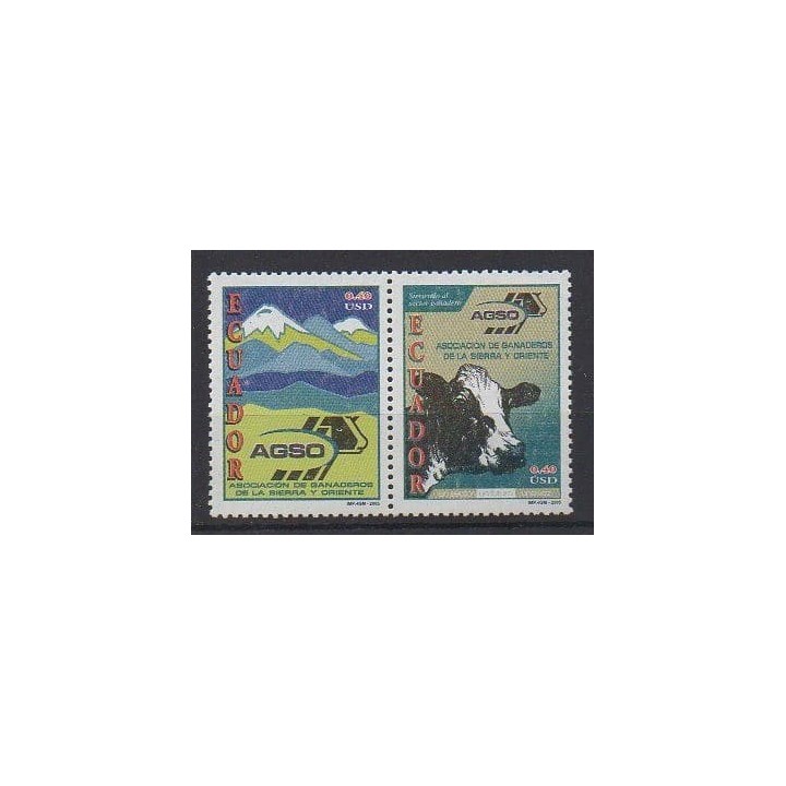 Buy this set of stamps of Ecuador of the year 2005 (Nb 1826/1827).