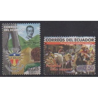 Buy this set of stamps of Ecuador of the year 2010 (Nb 2263/2264).