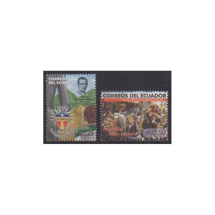 Acheter cette série de timbres d'Équateur de l'année 2010 (No 2263/2264).