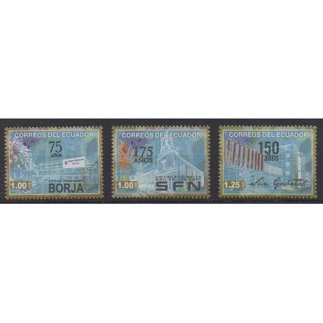 Ecuador - 2012 - Nb 2442/2444 - Various Historics Themes - Religion