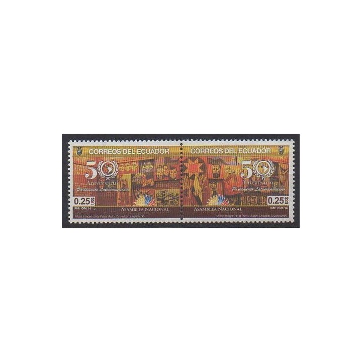 Buy this set of stamps of Ecuador of the year 2014 (Nb 2568/2569).