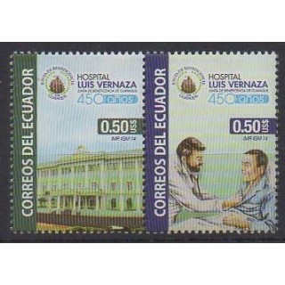 Buy this set of stamps of Ecuador of the year 2014 (Nb 2580/2581).