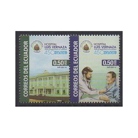 Ecuador - 2014 - Nb 2580/2581 - Health or Red cross