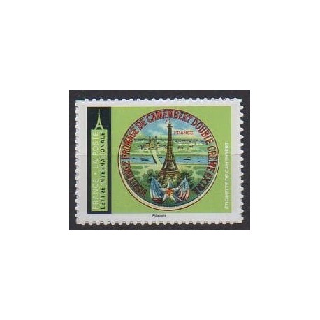 France - Self-adhesive - 2025 - Le camembert - Gastronomy - Monuments