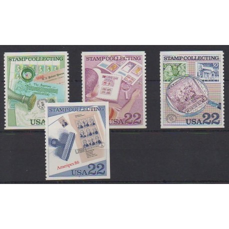 États-Unis - 1986 - No 1615/1618 - Philatélie