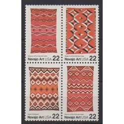 États-Unis - 1986 - No 1673/1676 - Artisanat ou métiers