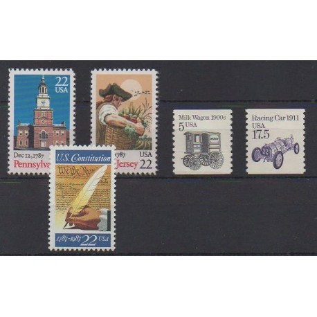 États-Unis - 1987 - No 1777/1781
