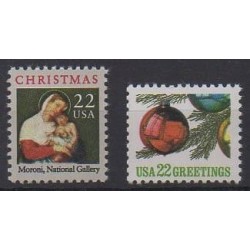États-Unis - 1987 - No 1793/1794 - Noël