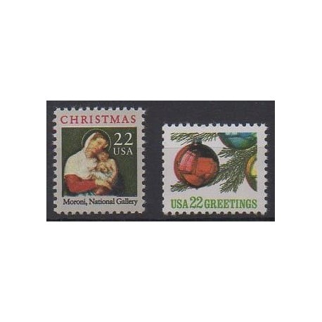 États-Unis - 1987 - No 1793/1794 - Noël