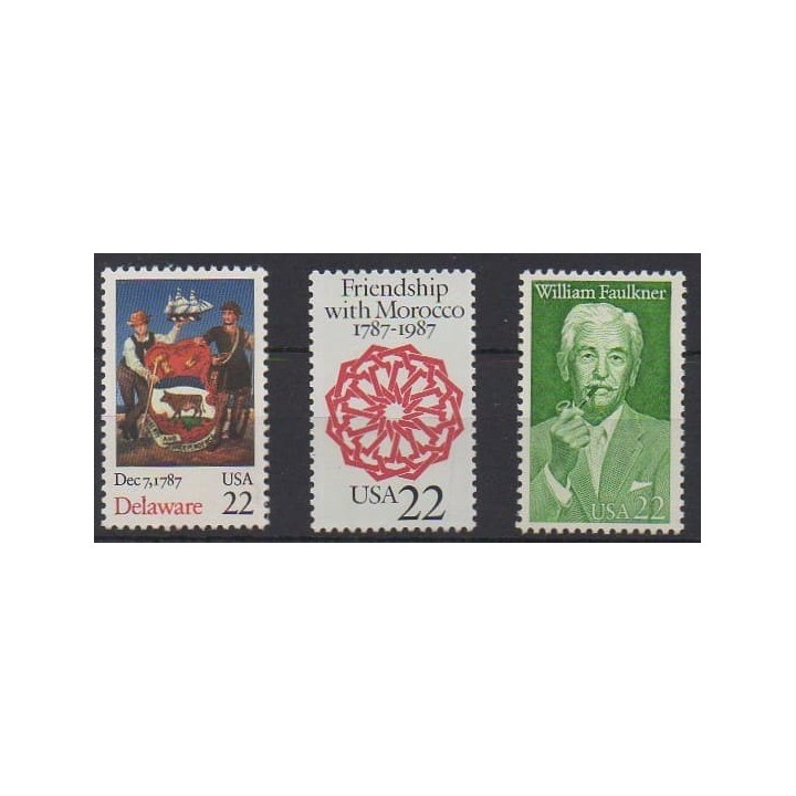 Buy this set of stamps of United States of the year 1987 (Nb 1768/1770).