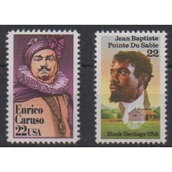 États-Unis - 1987 - No 1698/1699 - Célébrités