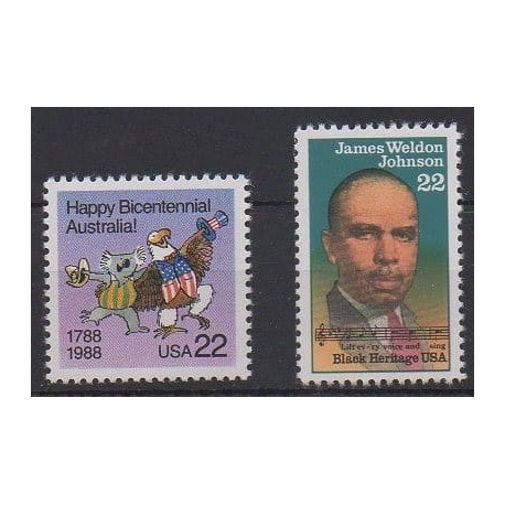 États-Unis - 1988 - No 1798/1799