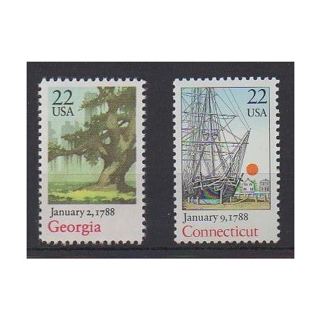 États-Unis - 1988 - No 1795/1796
