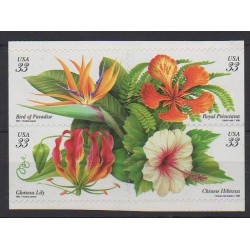 États-Unis - 1999 - No 2884/2887 - Fleurs