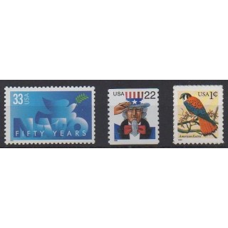 Buy this set of stamps of United States of the year 1999 (Nb 2960/2962).