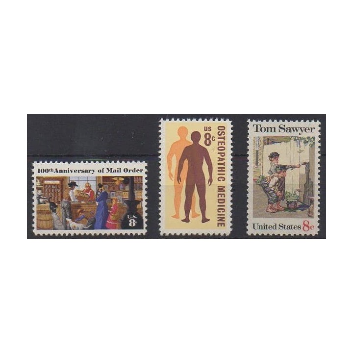 Buy this set of stamps of United States of the year 1972 (Nb 967/969).