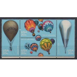 États-Unis - 1983 - No 1464/1467 - Ballons - Dirigeables