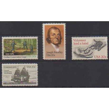 États-Unis - 1983 - No 1471/1474