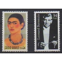 États-Unis - 2001 - No 2319/2320 - Célébrités