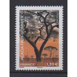 France - Poste - 2025 - Acacia Faux-Gommier - Arbres