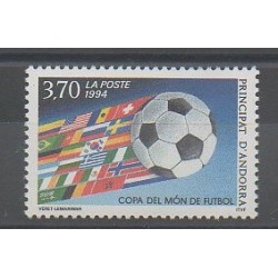 French Andorra - 1994 - Nb 446 - Soccer World Cup