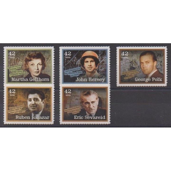 Acheter cette série de timbres des États-Unis de l'année 2008 (No 4028/4032).