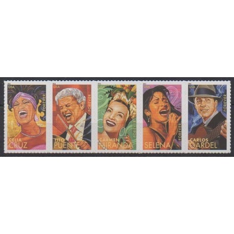États-Unis - 2011 - No 4323/4327 - Musique