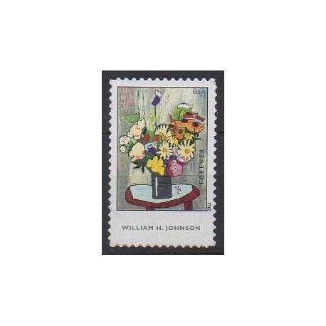 États-Unis - 2012 - No 4471 - Peinture - Fleurs
