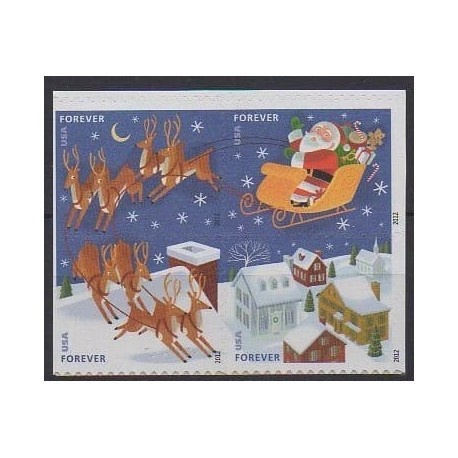 États-Unis - 2012 - No 4550/4553 - Noël