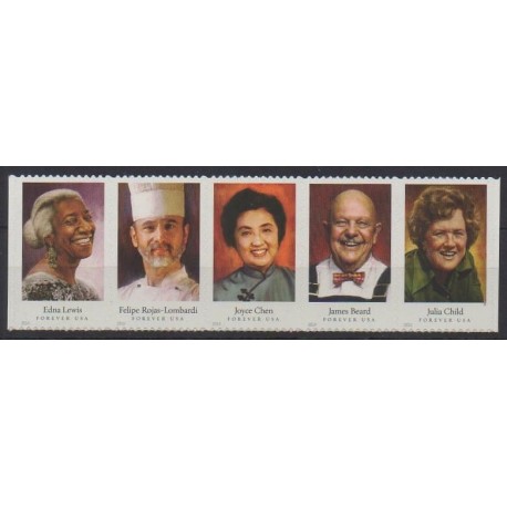 États-Unis - 2014 - No 4742/4746 - Gastronomie