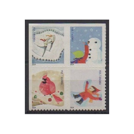 États-Unis - 2014 - No 4759/4762 - Noël