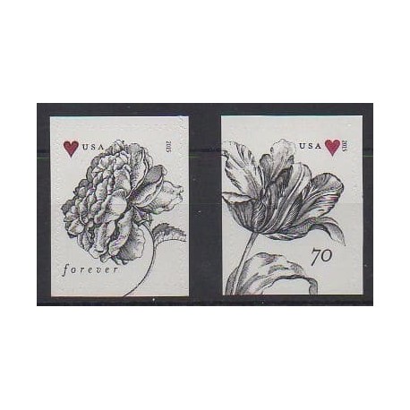 États-Unis - 2015 - No 4779/4780 - Fleurs