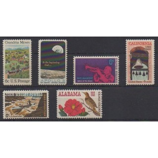 Acheter cette série de timbres des États-Unis de l'année 1969 (No 873/878).