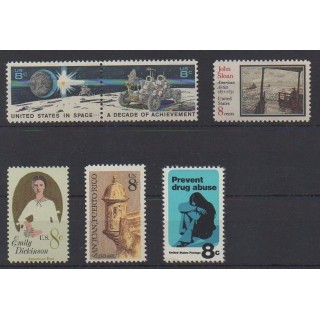 Acheter cette série de timbres des États-Unis de l'année 1971 (No 931/936).