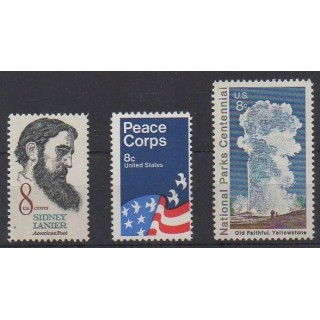 Buy this set of stamps of United States of the year 1972 (Nb 944/946).