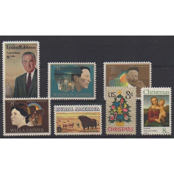 Buy this set of stamps of United States of the year 1973 (Nb 1001/1007).