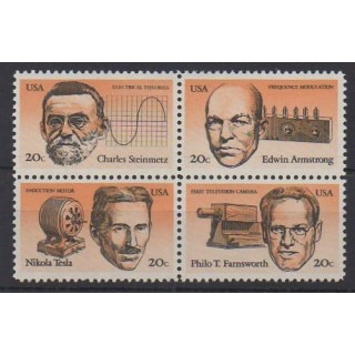 Acheter cette série de timbres des États-Unis de l'année 1983 (No 1497/1500).