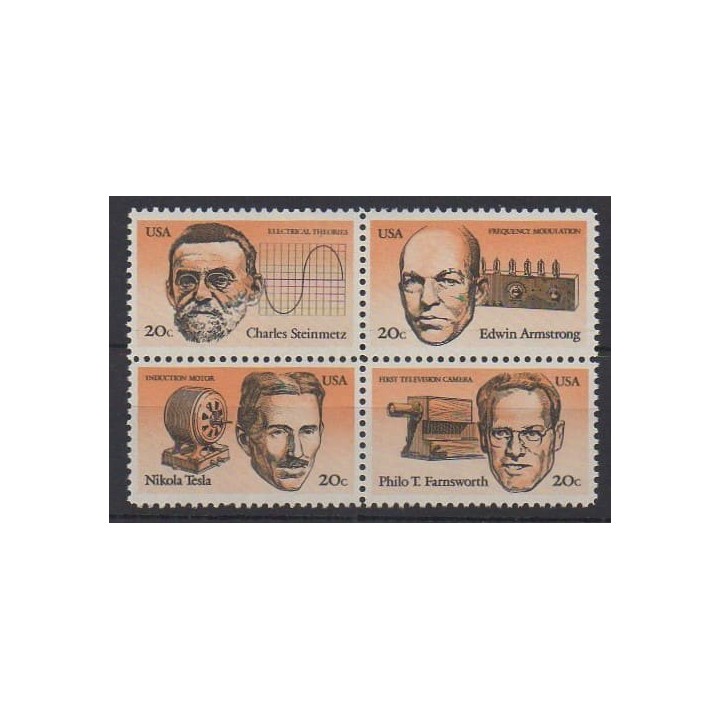 Buy this set of stamps of United States of the year 1983 (Nb 1497/1500).