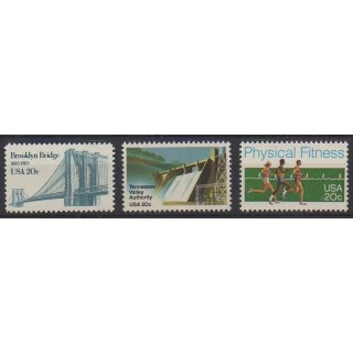 Acheter cette série de timbres des États-Unis de l'année 1983 (No 1475/1477).