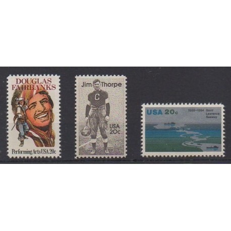 États-Unis - 1984 - No 1534/1536