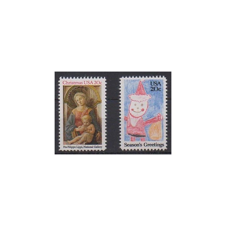 Acheter cette série de timbres des États-Unis de l'année 1984 (No 1554/1555).