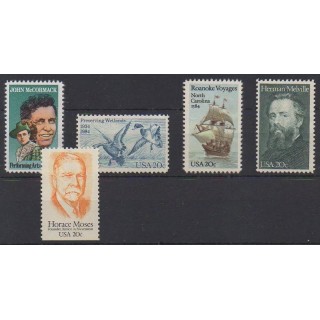 Buy this set of stamps of United States of the year 1984 (Nb 1538/1542).