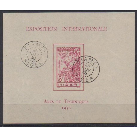 Niger - 1937 - Nb BF1 - Exhibition - Used