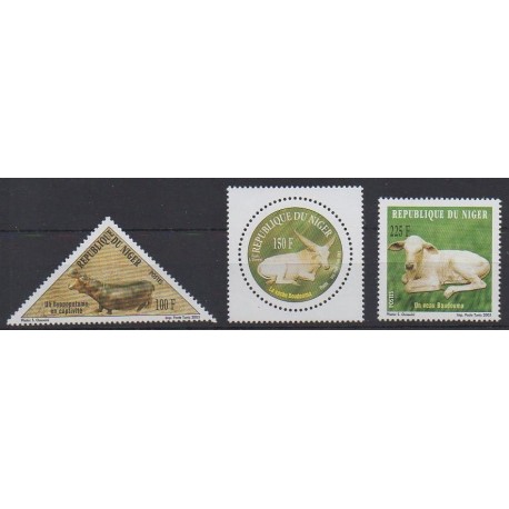 Niger - 2003 - No 1655/1657 - Animaux