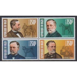 Niger - 2013 - No 1917/1920 - Santé ou Croix-Rouge - Célébrités