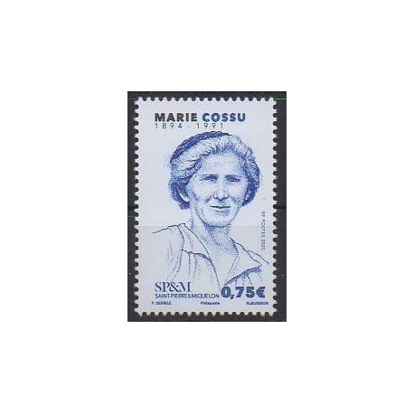 Saint-Pierre et Miquelon - 2025 - No 1366 - Célébrités