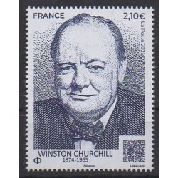 France - Poste - 2025 - Winston Churchill - Celebrities