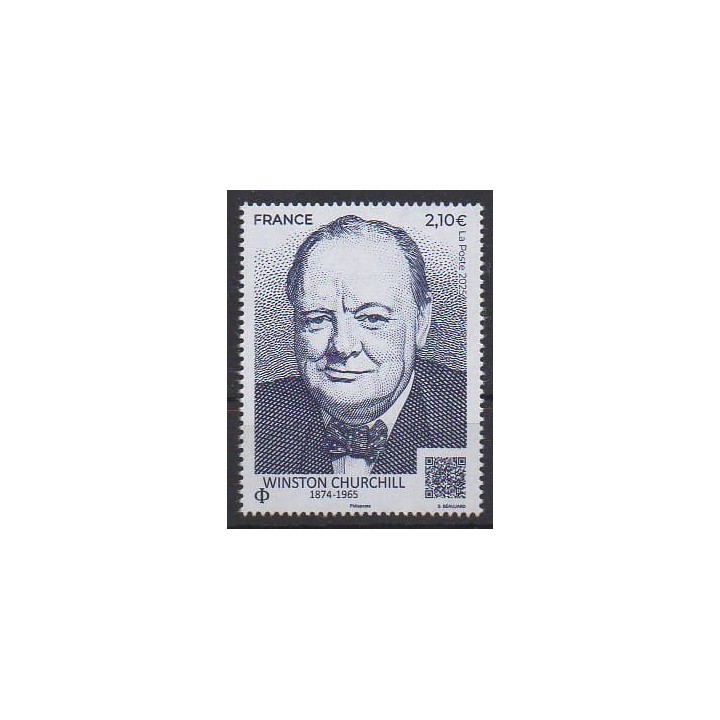 Buy this stamp of France of the year 2025 (Winston Churchill).