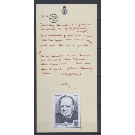 France - Bloc souvenir - 2025 - No BS230 - Célébrités