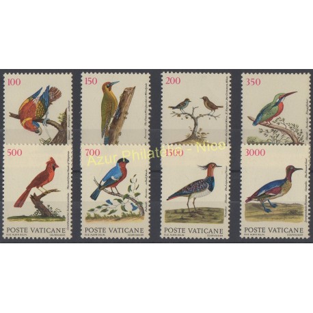 Stamps - Theme birds - Vatican - 1989 - Nb 852/859